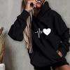 Women Hoodie Stylish Sweatshirt Hat for Daily Wear