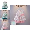 Очаровательный летний комплект из двух предметов для девочки-младенца Мягкий и легкий для малышей от одного до трех лет
