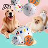 Dog Training Toy Ball High Elastic Bite Resistant Anxiety Relief with Unique 3D Protrusions for Aggressive Chewers Interactive Pet Supplies