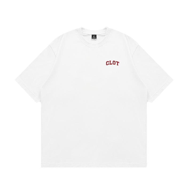 CLOT T Shirts Men's Crew Neck Moderate CTTE24S11013