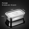 304 Stainless Steel Rectangular Sample Container