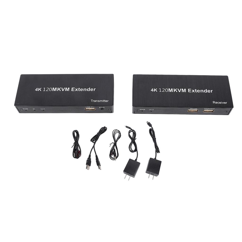 120 м HD мультимедийный интерфейс KVM USB удлинитель передача 4K HD видео через Cat5e 6 7 кабель для мыши