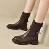 Martin Boots Children Autumn Winter Autumn Short Boots Women's Socks Boots Thick Heel Thin Boots Small Ankle Boots