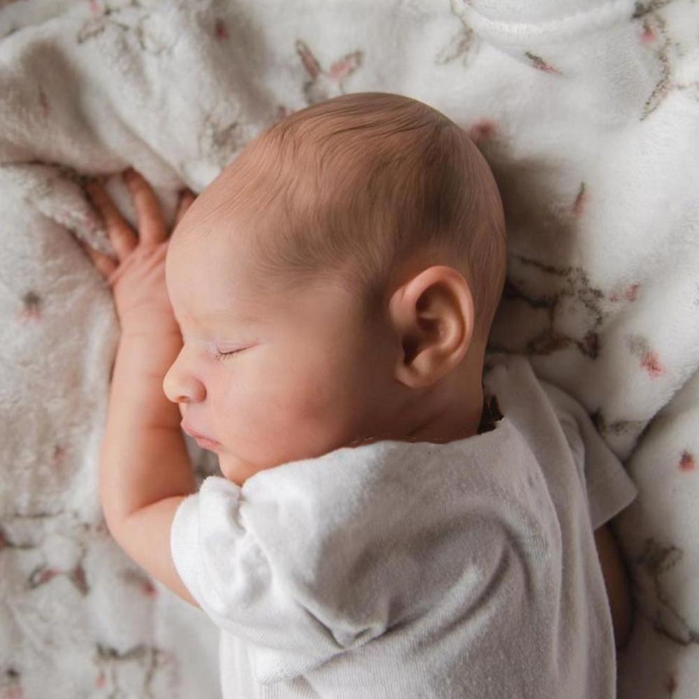 BZDOLL 20 дюймов 50 см Мягкий винил Спящая Кукла Реборн с кожей, расписанной 3D-красками, и видимыми венами Бебе Новорожденная Девочка Игрушка на День рождения и Рождество Художественные куклы