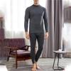 Winter Men Thermal Underwear Warm Soft Cotton Fleece-Lined Warm Panels Long Johns Thermo Clothing Pajamas Set