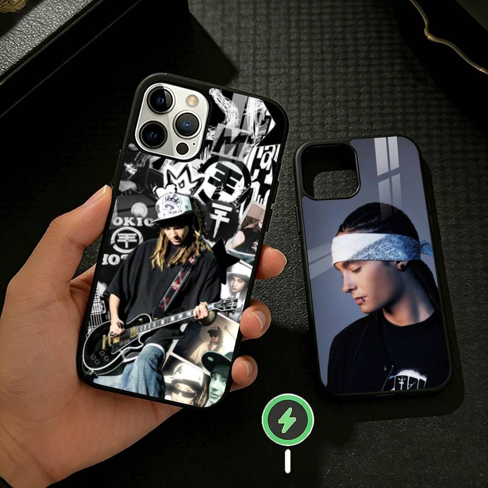 Чехол для телефона Tom K-Kaulitz для iPhone 17,16,15,14,13,12,Plus,Pro,Max Для магнитной беспроводной зарядки