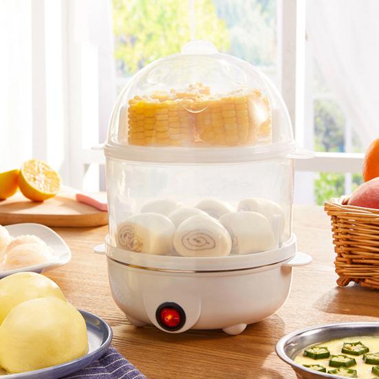 Автоматическая яйцеварка, яйцеварка большой емкости, одно-/двухслойная, 350 Вт, многофункциональная машина для приготовления вареных яиц на пару с заварным кремом