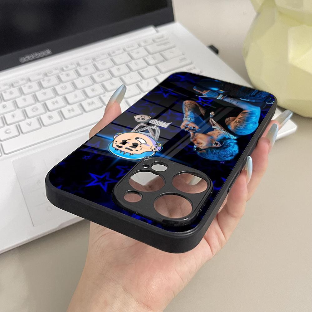 Phone Case Glass For Samsung Galaxy S26 S25 S23 S24 S21 S22 S20 Ultra Fe Plus A16 Cover Blessd Cantante Rapper