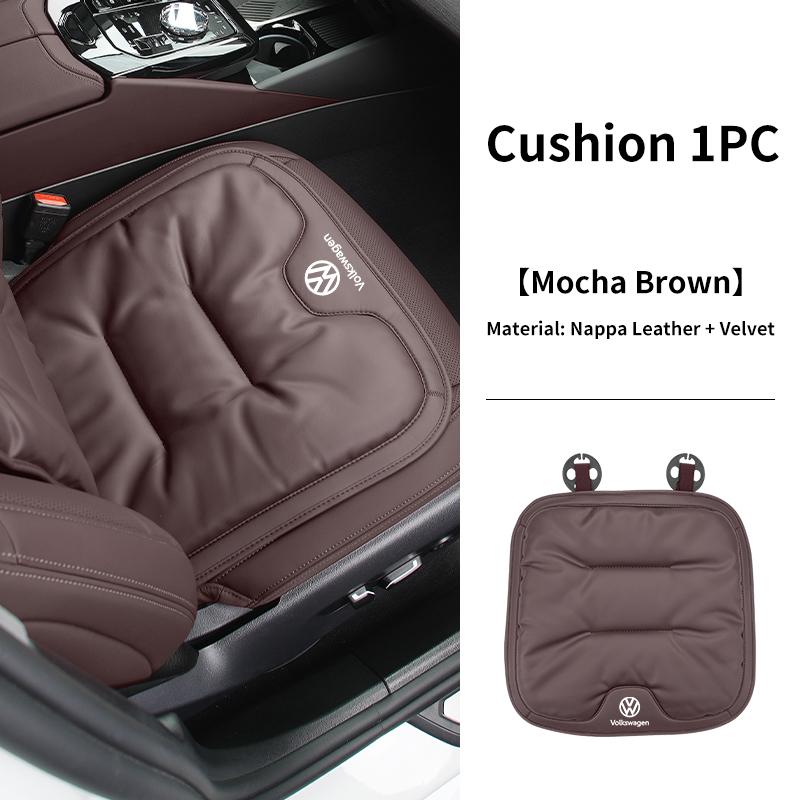Car Seat Soft Velvet Cushion Plush Non-slip Cover Front Rear Seat Cover For Volkswagen VW Golf 4 6 7 GTI Tiguan Passat B5 B7 MK5 zf9