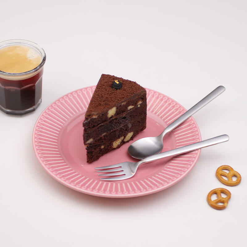 Однотонный набор столовых приборов из нержавеющей стали, 3 предмета, Ложка