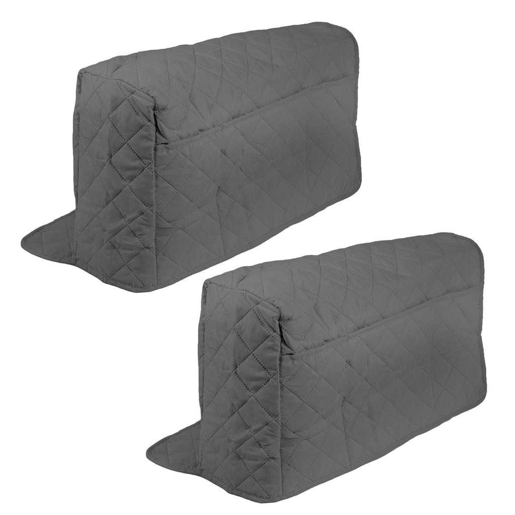 2 шт. Водонепроницаемый чехол на подлокотник дивана, многофункциональный защитный чехол для подлокотника дивана с боковым карманом для хранения пульта от телевизора, телефона и других предметов