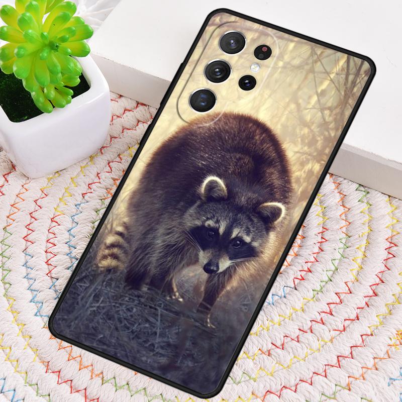 Чехол для телефона из ТПУ с енотом для Samsung Galaxy note 10 pro S26 S25 S24 S23 S22 Ultra Plus S21 FE S20 Ударопрочный чехол