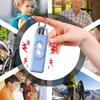 Персональный охранный сигнализатор, перезаряжаемая сирена для самообороны, 130 дБ, громкая сирена со светодиодной стробоскопической подсветкой для женщин, детей и пожилых людей