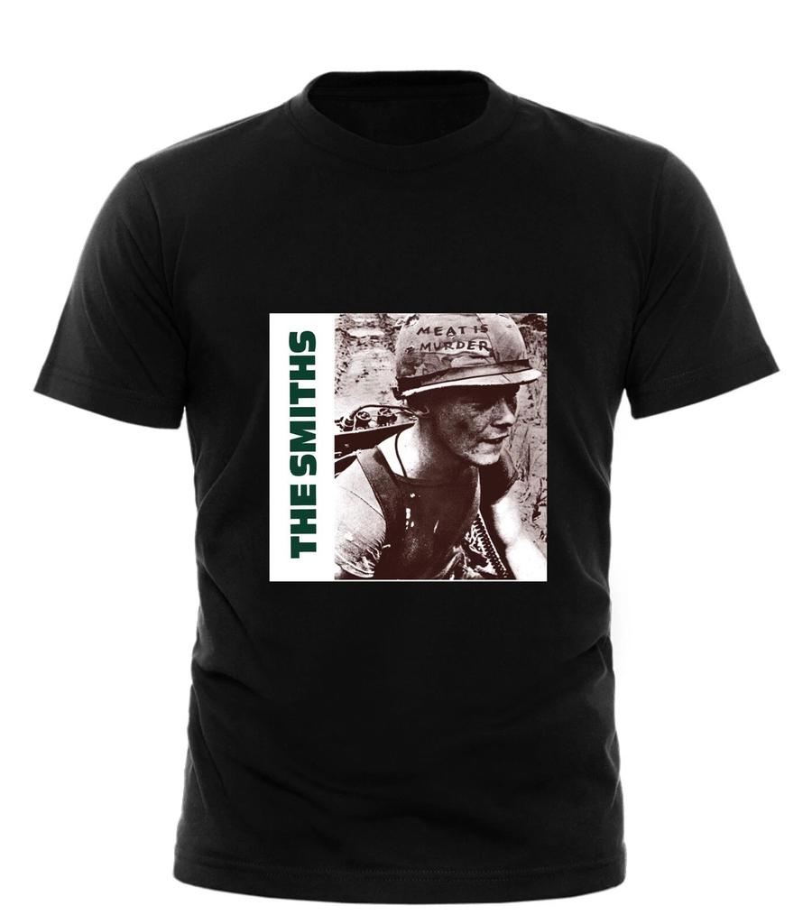 Футболка The Smiths "Meat Is Murder" / Премиум качество, черно-белая, все размеры