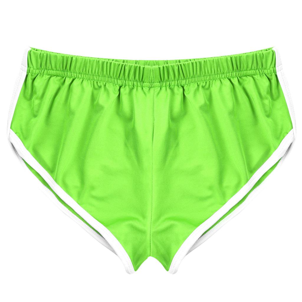 Women Pure Color Pole Dance Hot Pants Cheeky Shorts Yoga Workout High Waisted Shorts Running Fitness Shorts