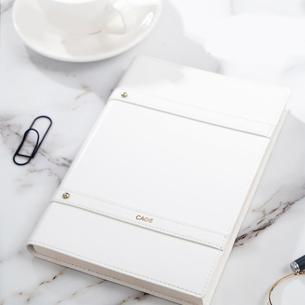 (Logo Can Be Engraved) A5 Business Work Plan, 2024 Student Leather Notebook, Lined/blank Inner Pages, Diary, Notepad, Record Book