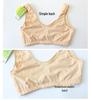 Plus Size Cotton Front-Button Bra for Middle-Aged & Elderly