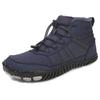 Unisex Waterproof Wide-Toe Winter Snow Boots - High-Top, Cold-Proof, Barefoot-Style for Outdoor Sport.