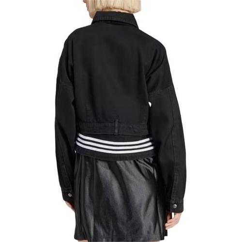 Adidas Джинсовая куртка с тремя полосками JJ3095