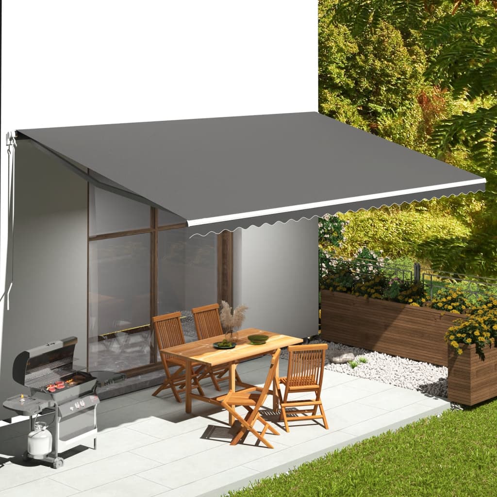 Awning Cover Anthracite 6x3.5 m