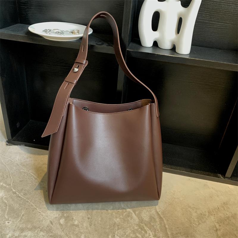 Big Bag Women's New Casual Women's Bag Mother and Child Tote Bag Large Capacity Simple Bucket Bag Women's Bag