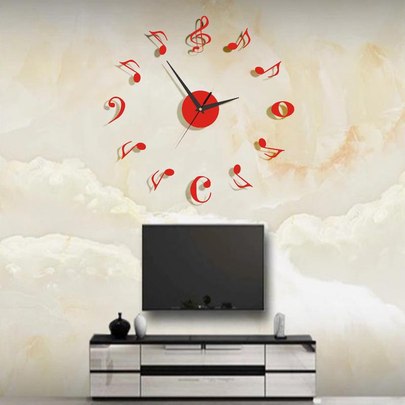 Креативные DIY Бесшумные Настенные Часы Гостиная Мода Искусство Часы без Пробивания Скандинавский Минимализм Персонализированные Наклейки на Стену Часы