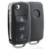 3-button Remote Key Shell for Volkswagen Polo Sharan Tiguan Touran Up Jetta Golf MK6 Golf Estate