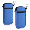 with Buckle Portable Glasses Case Portable Eyeglass Pouch Dustproof Zipper Phone Bag  Coin Storage