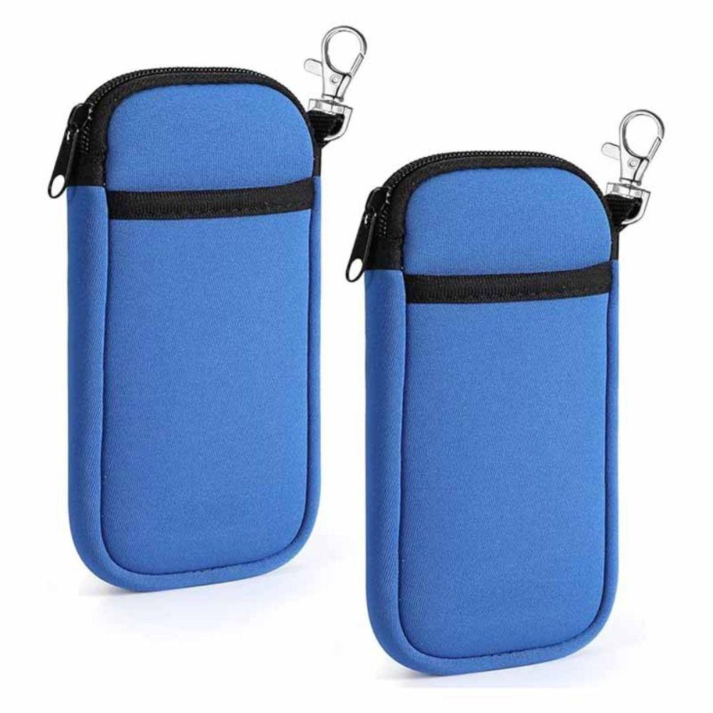 with Buckle Portable Glasses Case Portable Eyeglass Pouch Dustproof Zipper Phone Bag  Coin Storage