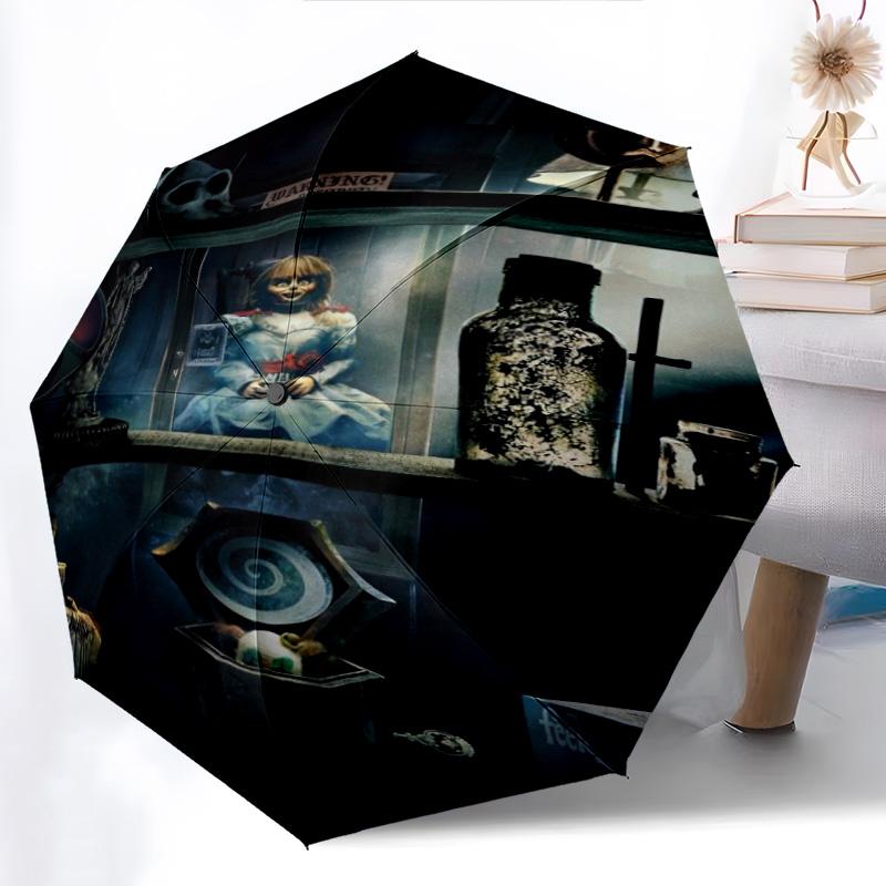 Whispers Forgotten Folding umbrella 8 paraphenoid bones Umbrella Three folds travel Sun umbrella