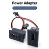 Встраиваемый модуль порта USB-A + USB-C | Двойной порт для зарядки | Проводка 11 см | Стабильная передача питания и данных для автомобиля/3C-устройств