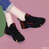 Женские дышащие нескользящие туфли на платформе, модные новинки осени 2025 года, повседневная обувь, корейские кроссовки, черные кроссовки для женщин