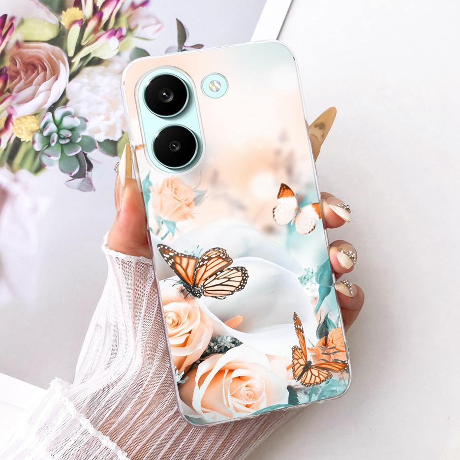 For Xiaomi Poco X8 Pro 5G Case Cute Cat Peacock Painted Cover Soft Slim Phone Case For Xiaomi Poco X8 Pro Max PocoX8 Pro 5G Bags
