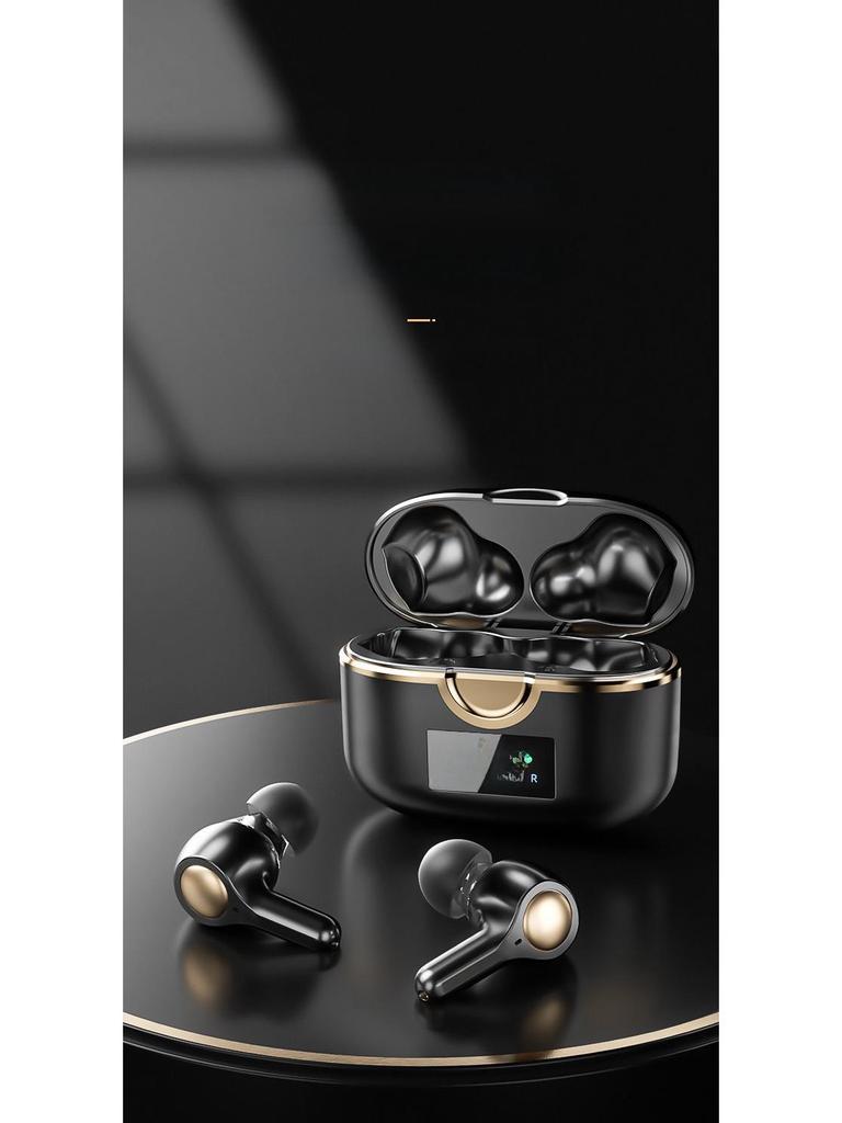 T22 TWS Bluetooth Headset: Dual Dynamic Coils, Four Speakers, Display Screen, Heavy Bass Sound
