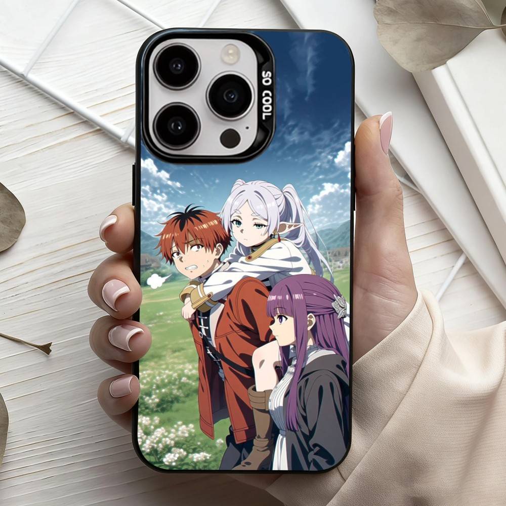 Чехол для телефона Манга Фрирен, превыше конца путешествия, для iPhone 17, 16, 15, 14, 13, 12, 11 Plus, Pro Max, Конфетный, Посеребренный Внутренний Чехол