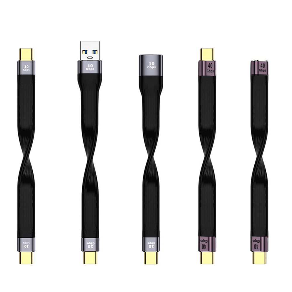 Кабель USB C для ноутбука и мобильного телефона 20 В/5 А 40 Гбит/с короткий кабель USB C PD 100 Вт кабель для быстрой зарядки кабель для передачи данных Type C