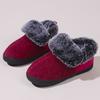 Asgard  Fashion Plush Slippers For Men Winter Outdoor Warm Anti-slip Fur Fluffy Slippers Women Soft Cozy Home Cotton Shoes
