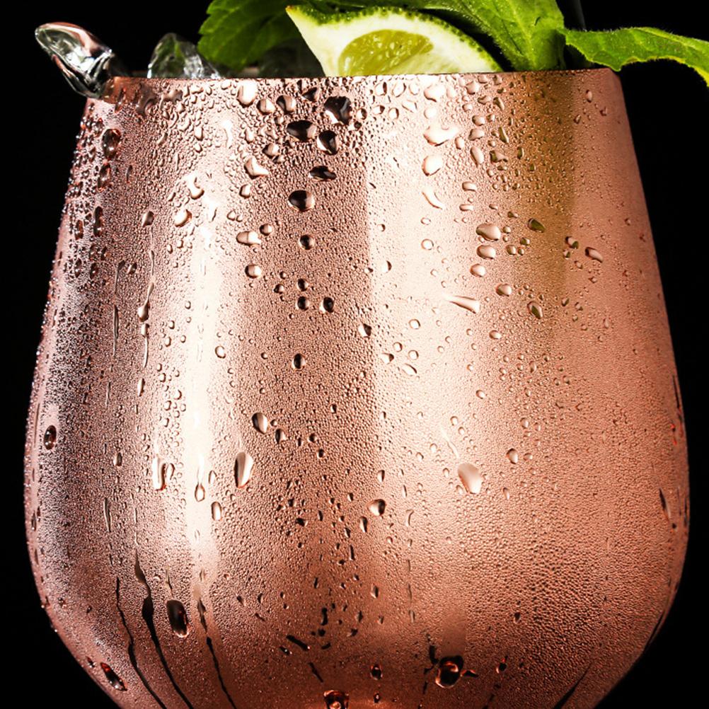 500ml Stainless Steel Red Wine Glass Goblets Juice Drink Goblet Party Barware Kitchen Tools