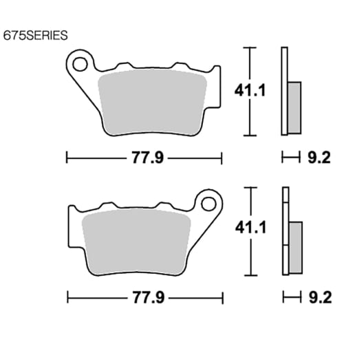 KITACO SBS Тормозные колодки 675HF Керамические XR650 Majesty S Aprilia Beta Benelli BMW Fusabel Husqvarna Hyosun KTM Maico Triumph VOR Суппорт Brembo и т.д.. 777-067