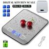 Kitchen Scale Stainless Steel Weighing Food Diet Balance Measuring LCD Precision Electronic Scales Baking Measuring Tools