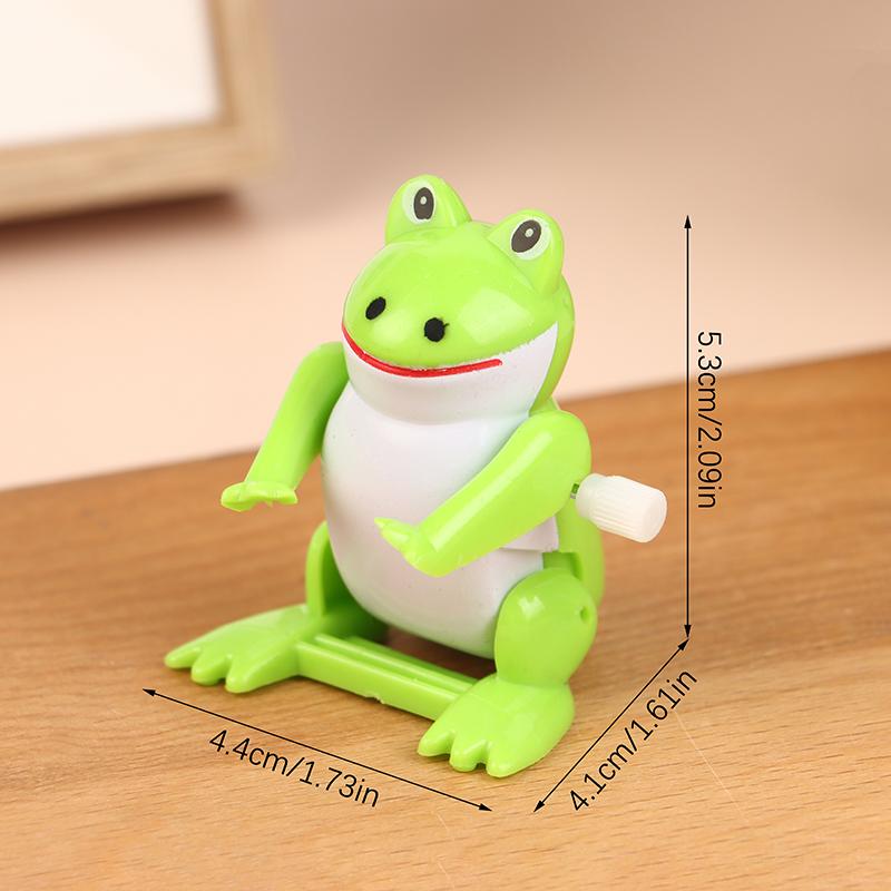 Kawaii Clockwork Frog Toy Смешные прыгающие игрушки-лягушки Креативные заводные игрушки-животные Игрушка для снятия стресса для детей Подарки