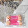 10pcs Multicolors Eyeshadow Stick Brush Double Sided Disposable Eyeshadow Brush Beauty Kit Brush