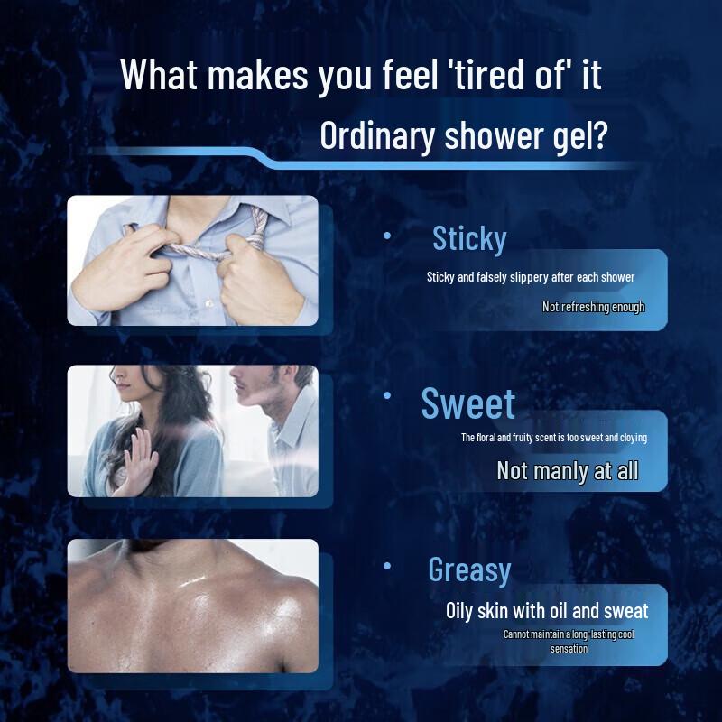 CLEAR Men's Icy Cool Oil Control Shower Gel