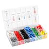 1200pcs Assorted E Tube Crimping Terminal Insulated Electrical Wire Connector Set with Storage Box