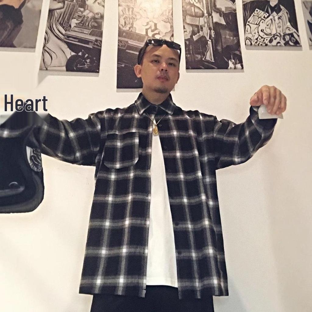 Классическая рубашка чикано в клетку с длинным рукавом и пуговицами в стиле Западного побережья