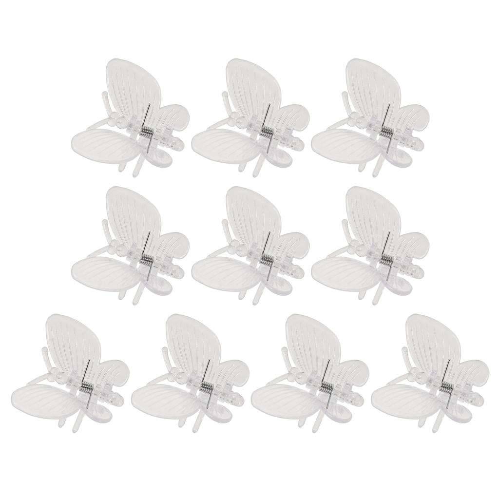 10 шт. Клипсы для фаленопсиса, зажим для поддержки растений, садовые пластиковые клипсы для фиксации вьющихся растений и орхидей