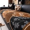 Medieval Special-shaped Sofa Cushion 2025 New Four-season Universal Anti-cat Scratch Sofa Cover Cloth Straight Row One-piece Seat Cushion