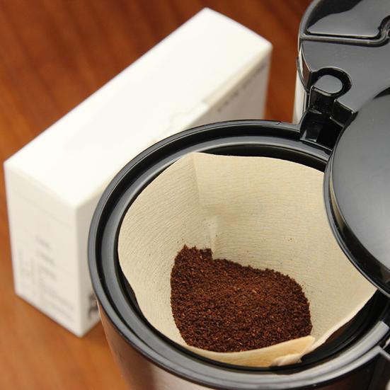 100 шт. конусный фильтр для кофе, утолщенный пищевой фильтр с безопасным краем, прессованный из тонкой бумаги, оригинальный фильтр-мешок из древесной массы