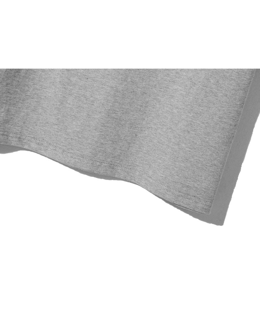 BASEMOMENT Bio Cotton Crop T-Shirt Melange Gray