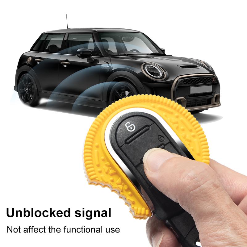 Чехол-брелок для ключа автомобиля Декоративный для Mini Cooper F56 F55 F57 F54 F60 Countryman Защита автомобильного ключа Автоаксессуары